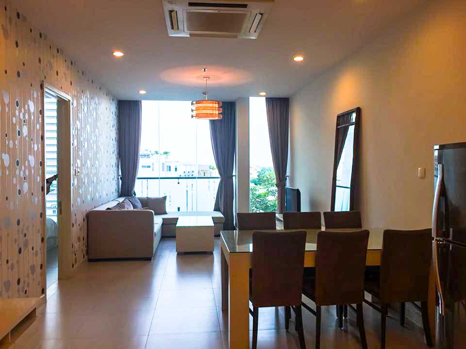 Very nice 2 bedrooms serviced apartment for rent in District 2, Thao Dien ward, Ho Chi Minh city