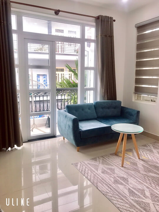 Brightness 1 bedroom serviced apartment for rent in Thao Dien