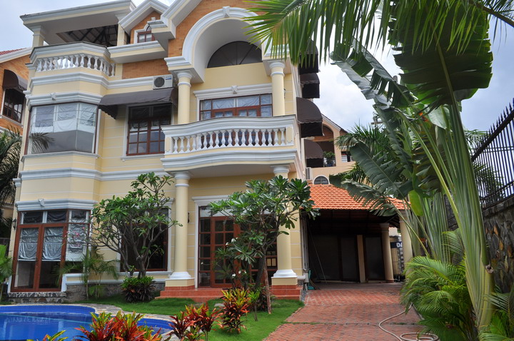 5 bedrooms villa for rent in compound, Thao Dien Ward, District 2