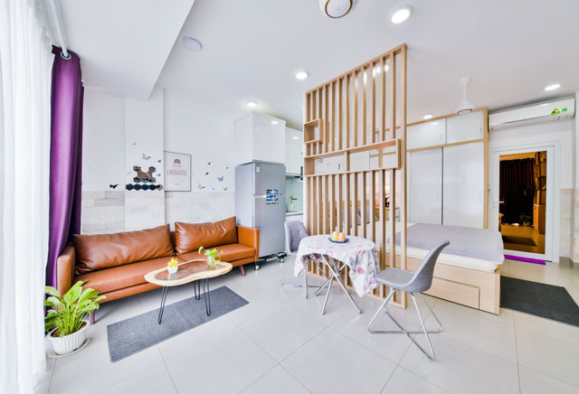 Nice and new serviced apartment for rent in Thao Dien area, District 2, Ho Chi Minh City