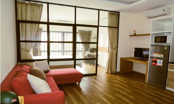 Very nice 1-bedroom serviced apartment for rent in District 2, Ho Chi Minh city