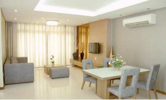 Nice serviced apartment for rent in District 2, Thao Dien ward, HCMC - 2 bedrooms