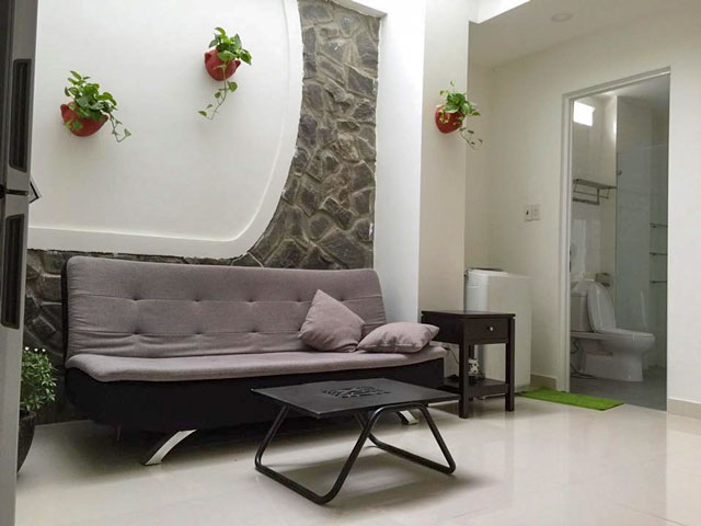 Serviced apartment for rent near American International School, Thao Dien Ward, District 2, HCMC - 2 bedrooms
