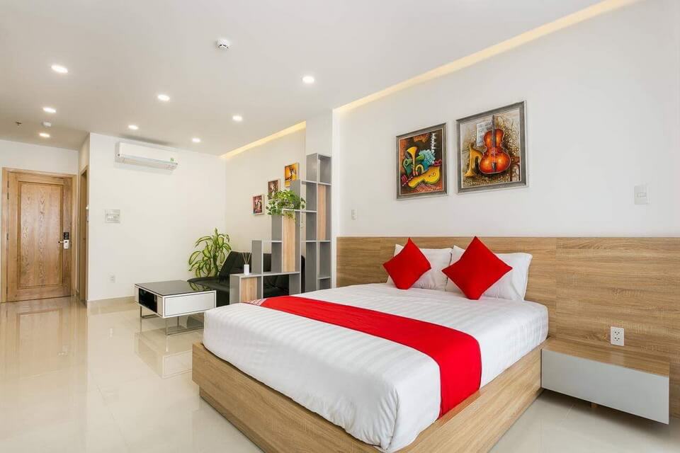 Very nice serviced apartment for rent in District 2, Thao Dien ward, Ho Chi Minh city. 