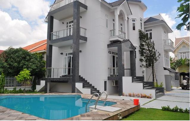 Villa for rent in compound, Thao Dien Ward, District 2, HCMC - 4 bedrooms